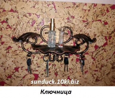 Кованая ключница. Размеры 33*20*15 Наш сайт sunduck.10ki.biz. Доставка по Харько. . фото 3