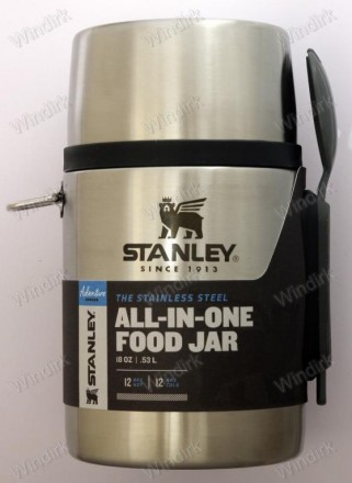 Термос для еды Stanley Adventure Vacuum Food Jar 0.53 L
Высота: 174 мм
Высота . . фото 2