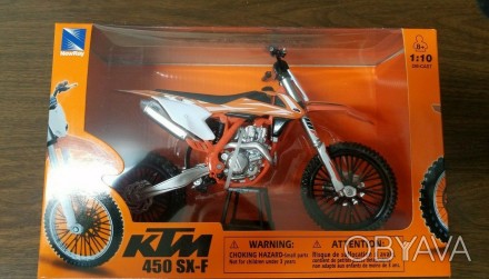 Модель мотоцикл 1:10 KTM SX-F 450 New Ray Motocross игрушка мотокрос