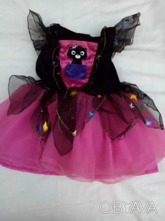 Карнавальный костюм Хеллоуин Кошка для девочки 1,5 года 
 костюм Хеллоуин Кошка. . фото 1
