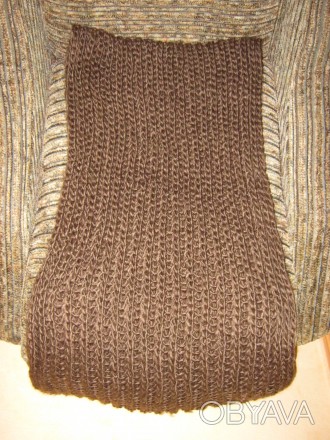 Продам практично новий жіночий шарф хомут, одівався два рази, не стіраний, крупн. . фото 1