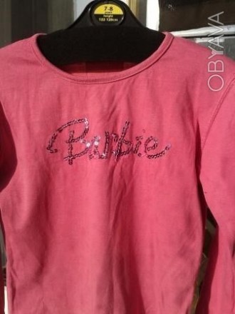 футболка Barbie/ Smith & Brooks (London). На груди вышито паетками Barbie. Ц. . фото 2
