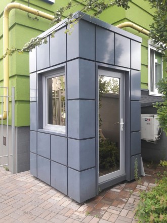 Наша компанія пропонує будь-які конструкції з фасадами із алюмінієвих композитни. . фото 2
