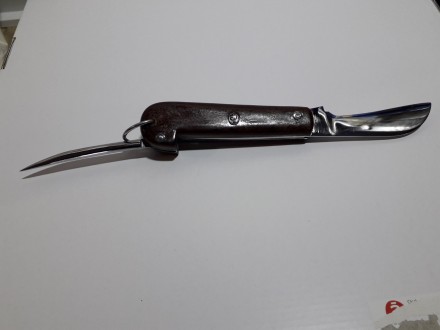 Продам нож времен СССР шлюпочный , нож полностью в открытом состоянии 34,8 см. р. . фото 7