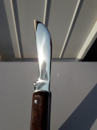 Продам нож времен СССР шлюпочный , нож полностью в открытом состоянии 34,8 см. р. . фото 4