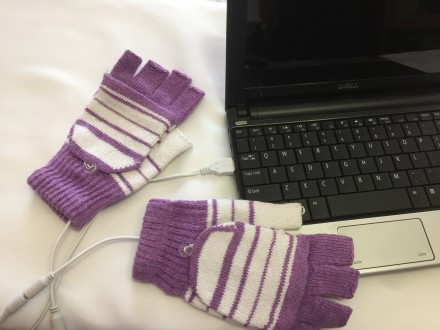 USB-перчатки с подогревом для комфортной работы за компьютером.
Перчатки подклю. . фото 6