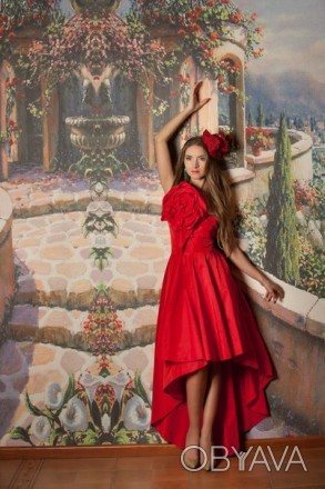 Продается вечернее платье американского бренда Veneno en la piel.  Воздушная асс. . фото 1