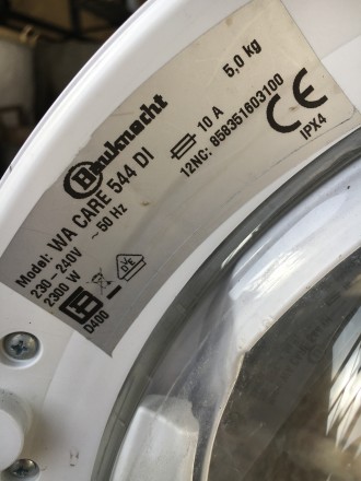 Продам стиральную машинку фирмы BAUKNECHT привезённая из Германии,в хорошем сост. . фото 4