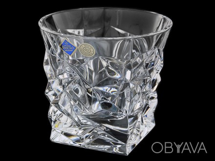 Набор стаканов для виски "Glacier" 350 мл Bohemia Jihlava 6 шт, хрусталь, 
 29j4. . фото 1