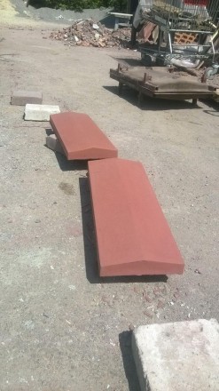 Собственное производство изделий из бетона, крышки на забор ширина от 130 мм., д. . фото 2