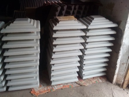 Собственное производство изделий из бетона, крышки на забор ширина от 130 мм., д. . фото 4