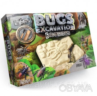 Раскопки жуков "Bugs Excavation" 6 видов насекомых
BUGS EXCAVATION — серия набор. . фото 1