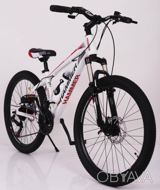 Горный спортивный подростковый велосипед S200 HAMMER бело красный 24 дюймов
 
Ст. . фото 1