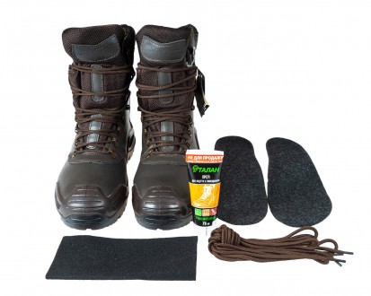 Зимние армейские ботинки коричневого цвета на шнуровке размерный ряд в ассортиме. . фото 8