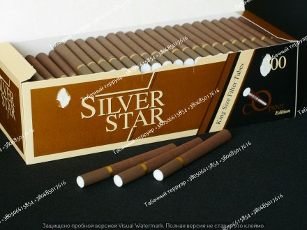 Коричневые сигаретные гильзы SILVER STAR премиум класса, вместо бумаги в которых. . фото 8