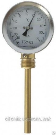 Термометры биметаллические показывающие ТБУ-63Приборы ТБУ-63 предназначены для и. . фото 5