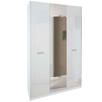 Цена в объявлении указана за белый 3х дверный шкаф Белла без зеркала на главном . . фото 9