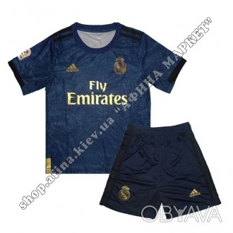 Детская футбольная форма Реал Мадрид 2019-2020 выездная Adidas. Купить футбольну. . фото 1