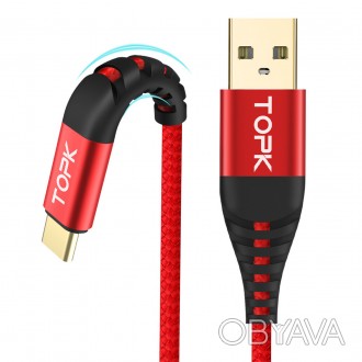 Кабель Topk 1.0 метр для синхронизации, зарядки USB – USB Type C
Актуальность пр. . фото 1