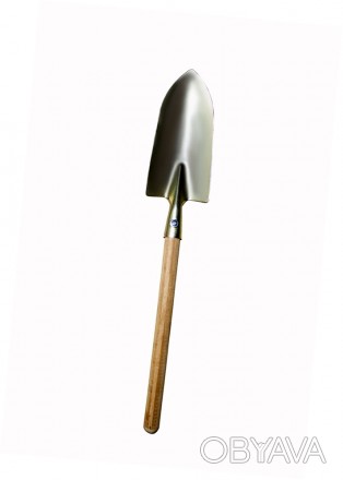 Лопатка посадочная  с удобной деревянной ручкой предназначена  для посадки  цвет. . фото 1