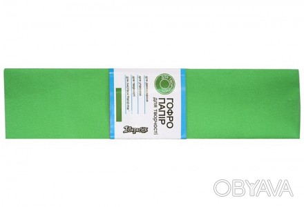 Папір ГОФРО 1 Вересня 55% зелений (50см*200см) 701528
 
Гофрований папір - це ві. . фото 1