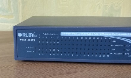 В наличии управляемый коммутатор 26 port.   Состояние хорошее,  все тесты норм. . . фото 4