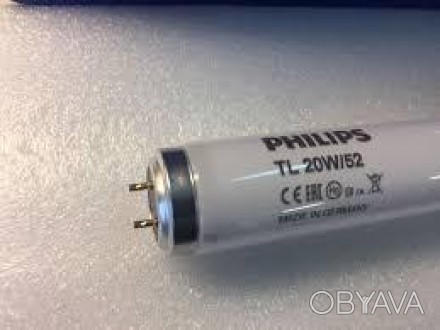 
Лампа Philips TL20W/52 синего света (длинноволновый ультрафиолет) люминесцентна. . фото 1