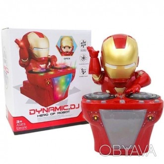 DJ ironman — это игрушечная копия Железного Человека.
Фигурка интерактивна. . фото 1