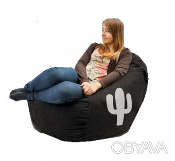 Кресло мешок Кактус коричневый 
Применение - для дома, офиса, кафе, летних площа. . фото 1