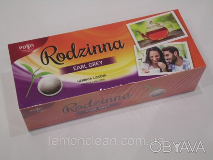 Rodzinna Earl Grey – чорний чай в пакетиках ароматизований бергамотом.
В обмежен. . фото 1