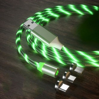 Светодиодный магнитный кабель USB Type-C. Новомосковск. фото 1 Светодиодный магнитный кабель USB Type-C. Новомосковск. фото 1