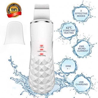 Скрабер ультразвуковой для лица согревающий Heating Skin Scrubber White. Львів. фото 1 Скрабер ультразвуковой для лица согревающий Heating Skin Scrubber White. Львів. фото 1