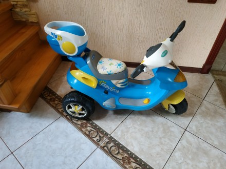 Детский мотоцикл , на возраст 3-6 лет в отличном состоянии. Максимальная нагрузк. . фото 2