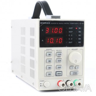 Лабораторный блок питания Korad KA3010D, 30B, 10A, стабилизированный, с защитой . . фото 1