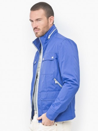 куртка Andrew Marc, нова, синього кольору, привезена з  США. розмір L,. . фото 4