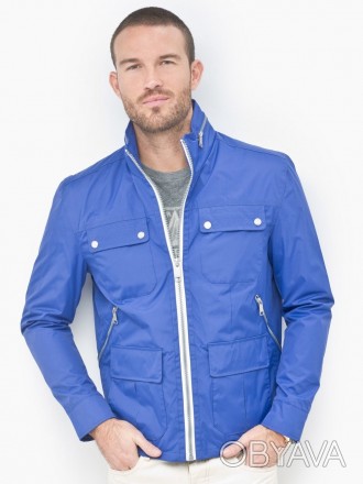 куртка Andrew Marc, нова, синього кольору, привезена з  США. розмір L,. . фото 1