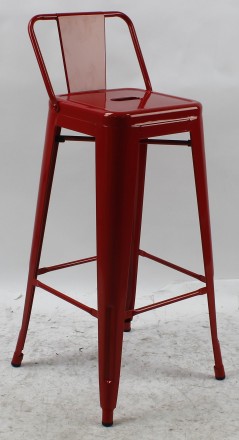 Металлический барный стул Tolix MC-012P (Толикс MC-012P), H-760, выполненный в к. . фото 9