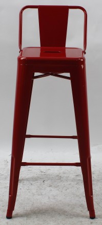 Металлический барный стул Tolix MC-012P (Толикс MC-012P), H-760, выполненный в к. . фото 10