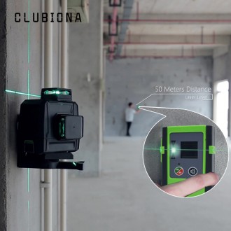 Clubiona MD12G высокоточный 3D лазерный уровень 360° 12 зеленых линий
Высок. . фото 11