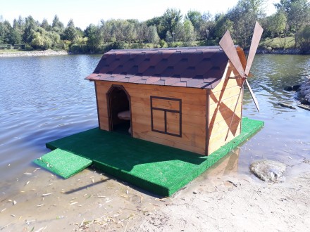 Ми пропонуємо будинки для качок, лебедів на воді.
 відмінної якості різних конс. . фото 9