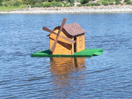 Ми пропонуємо будинки для качок, лебедів на воді.
 відмінної якості різних конс. . фото 5