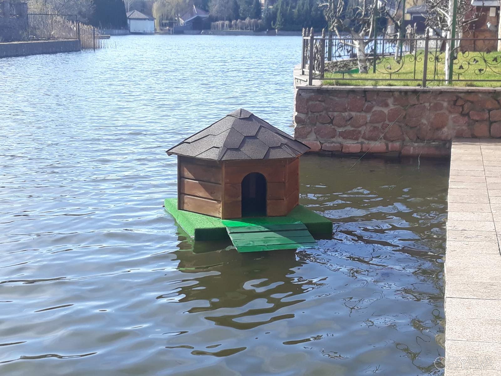 Домик для уток на воде чертеж