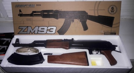 Игрушечный Автомат Cyma ZM 93 АК-47 металлический. Харьков. фото 1