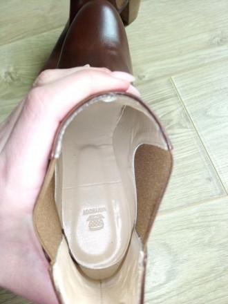 Шикарные ботинки ботильоны из натуральной высококачественной кожи. Качественные,. . фото 5