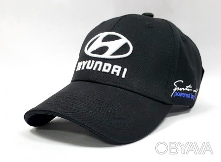 Оригинальная кепка Hyundai Fitted Ballcap Black обязательная часть гардероба пок. . фото 1
