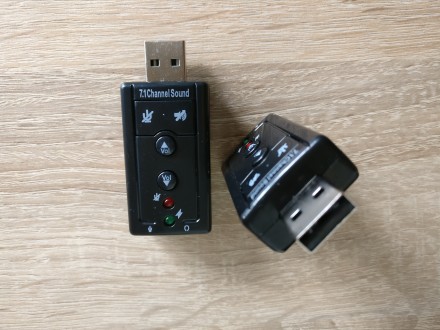 Продаётся новая, USB внешняя звуковая карта с кнопками управления. Незаменимая в. . фото 7