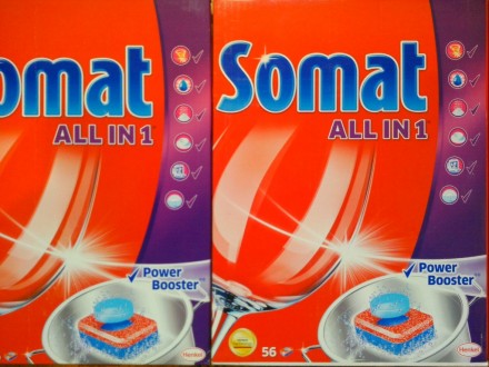 Таблетки для посудомоечной машины Somat ´´All in 1´´ - 65таб (все в одном) 
Вни. . фото 2