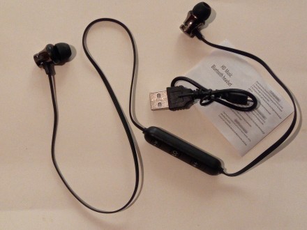 Ці не дорогі -OLAF-і Спортивні  Провідні магнітні Bluetooth навушники з мікрофон. . фото 5