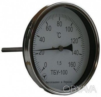 Термометры биметаллические показывающие ТБУ-100
Приборы ТБУ-100 предназначены дл. . фото 1