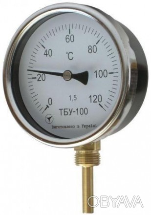 Термометры биметаллические показывающие ТБУ-100
Приборы ТБУ-100 предназначены дл. . фото 1